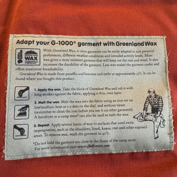 Men's Fjallraven Vest in Burnt Orange. Size Medium - Picture 6 of 7